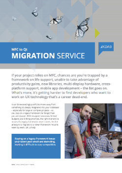 Download MFC to Qt Migration Service whitepaper