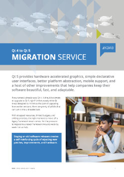 Download Qt 4 to Qt 5 Migration Service whitepaper